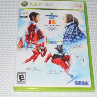 エックスボックス360(Xbox360)のxbox360★VANCOUVER 2010 海外版★箱付・説明書付・ソフト付(家庭用ゲームソフト)