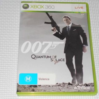 エックスボックス360(Xbox360)のxbox360★007 QUANTUM OF SOLACE 海外版 PAL(家庭用ゲームソフト)