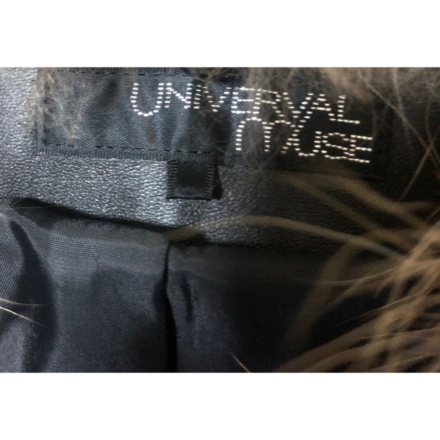 新品未使用　UNIVERVALMUSE ラムレザーファー付き皮ジャケット