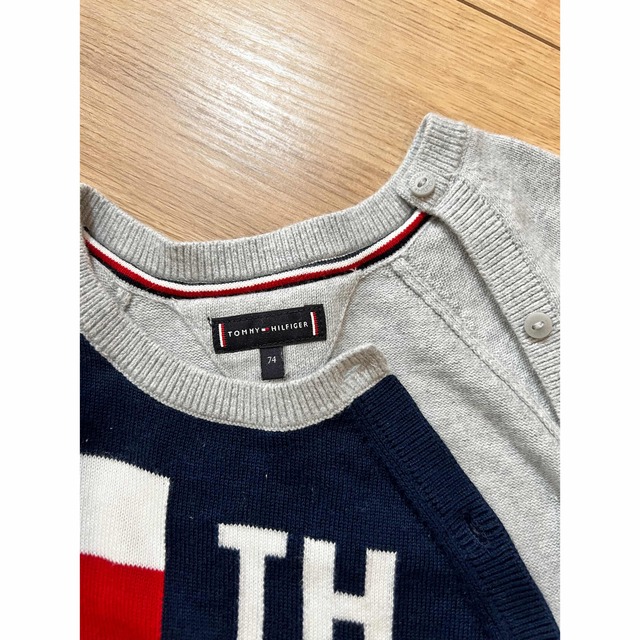 TOMMY HILFIGER(トミーヒルフィガー)のトミーフィルガー ロンパース キッズ/ベビー/マタニティのベビー服(~85cm)(ロンパース)の商品写真