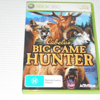 エックスボックス360(Xbox360)のxbox360★Cabela's BIG GAME HUNTER 海外版(家庭用ゲームソフト)