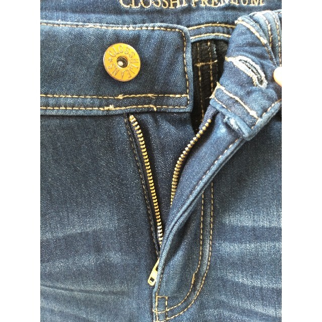 しまむら(シマムラ)のジーンズ デニムパンツ 裏起毛 クロッシィ プレミアム レディースのパンツ(デニム/ジーンズ)の商品写真