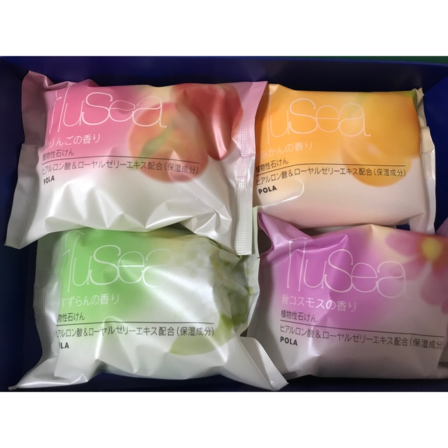 POLA(ポーラ)のポーラ　固形石鹸4こセット　フルーセア コスメ/美容のボディケア(ボディソープ/石鹸)の商品写真