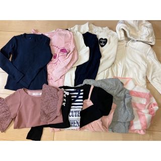 ブランシェス(Branshes)の秋冬服　女の子　14点　130 140サイズ　まとめ売り　ブランシェス(Tシャツ/カットソー)