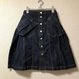 ヴィヴィアンウエストウッド(Vivienne Westwood)のVivienne Westwood デニムスカート ANGLOMANIA(ひざ丈スカート)