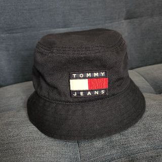 トミーヒルフィガー(TOMMY HILFIGER)の★メリーさん専用★トミージーンズ  バケットハット ネイビー(ハット)