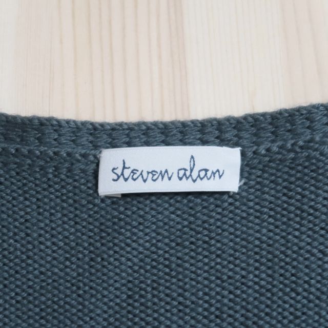 steven alan(スティーブンアラン)の美品 スティーブンアラン カーディガン ソフト ウール 変形 ニット レディースのトップス(カーディガン)の商品写真