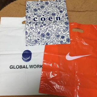 ナイキ(NIKE)のNIKE Coen global work ショッパー　紙袋　(ショップ袋)