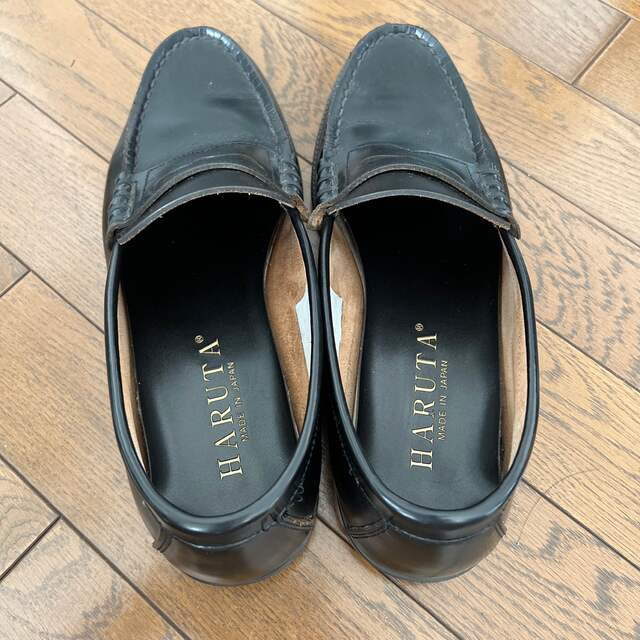 HARUTA(ハルタ)のハルタ学生靴　本革　27EEE  黒ローファー メンズの靴/シューズ(ドレス/ビジネス)の商品写真