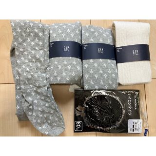 ギャップキッズ(GAP Kids)の新品　GAP タイツ　まとめ売り　5足　130〜140サイズ(靴下/タイツ)