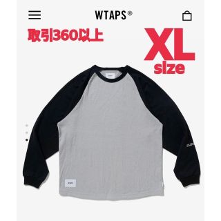 ダブルタップス(W)taps)のWTAPS 2022FW IAN RAGLAN GRAY BLACK XL(Tシャツ/カットソー(七分/長袖))