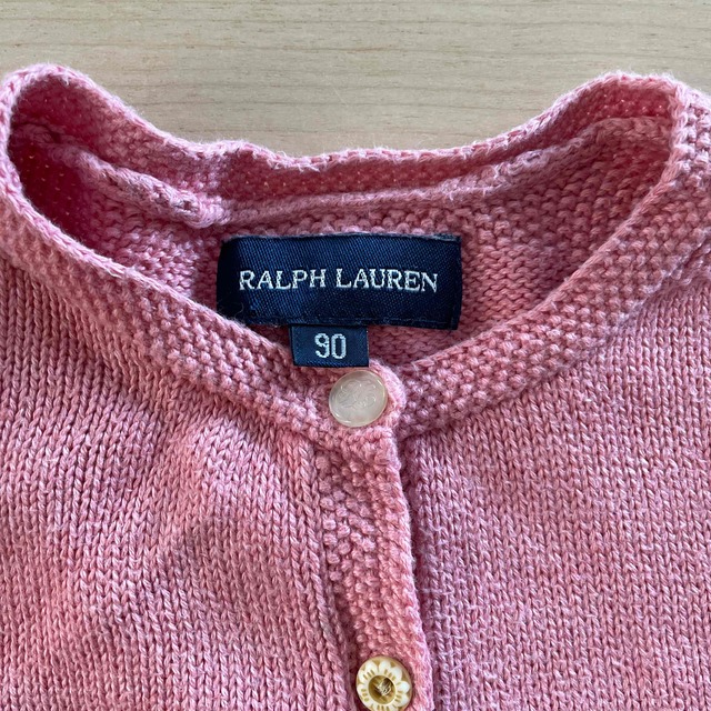 Ralph Lauren(ラルフローレン)のラルフローレン　カーディガン　90 キッズ/ベビー/マタニティのキッズ服女の子用(90cm~)(カーディガン)の商品写真