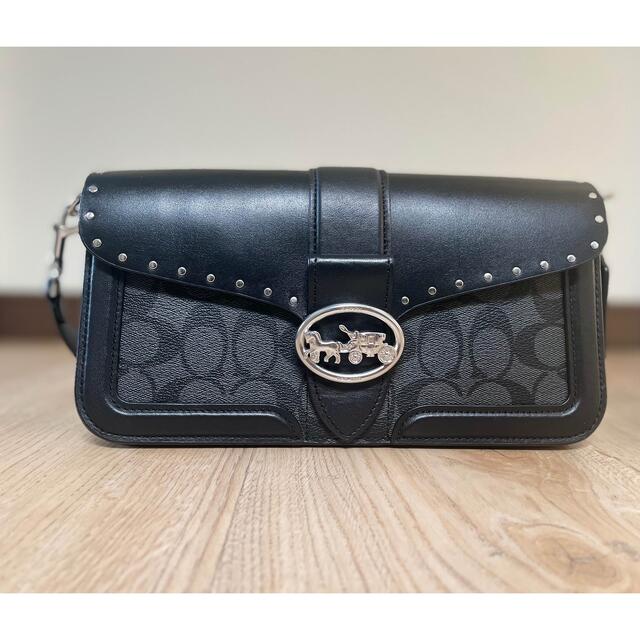 【超美品】COACH ハンドバッグ ブラック