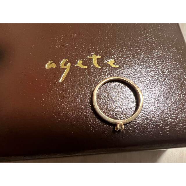 agete(アガット)のアガット★ageteの指輪　k10ダイヤ☆リング　ピンキーリング レディースのアクセサリー(リング(指輪))の商品写真