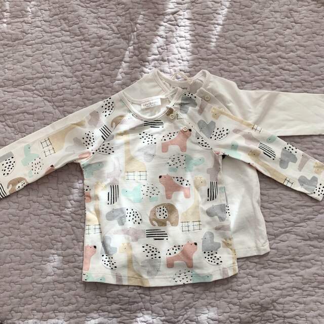 NEXT(ネクスト)のnext baby 長袖Tシャツ 2枚セット 9M 73cm キッズ/ベビー/マタニティのベビー服(~85cm)(Ｔシャツ)の商品写真