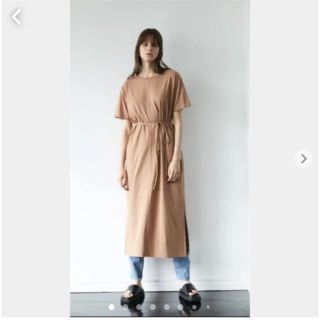 マウジー(moussy)の定価¥6,908【新品未使用】moussy ロングワンピース　ブラウン　Free(ロングワンピース/マキシワンピース)