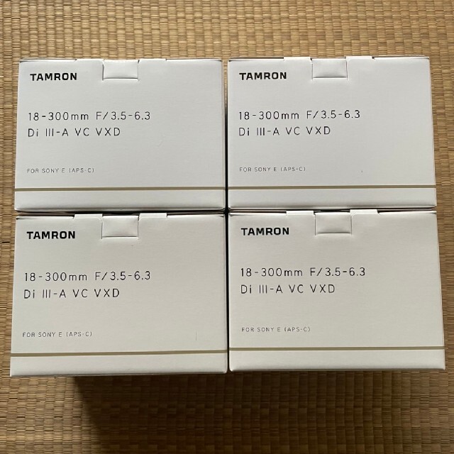 【新品未開封】4台タムロン 18-300mm F/3.5-6.3 b061