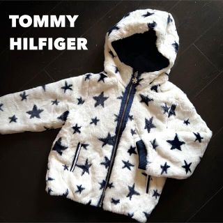 トミーヒルフィガー(TOMMY HILFIGER)のトミーヒルフィガー【1回着用】120cm リバーシブルファージャケット(ジャケット/上着)