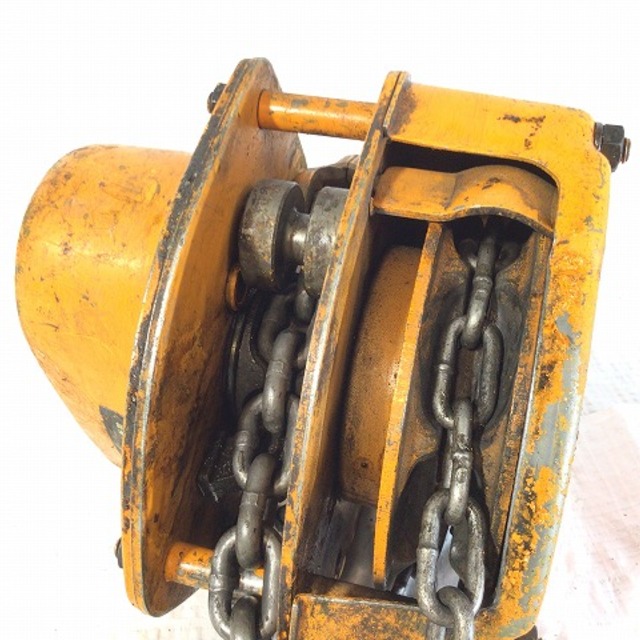 ☆中古品☆KITO キトー 1 1/2t / 1 1/2トン / 1 1/2ton チェーンブロック マイティ M3形 チェンブロック 荷揚げ機 吊り具 1.5ton 59564