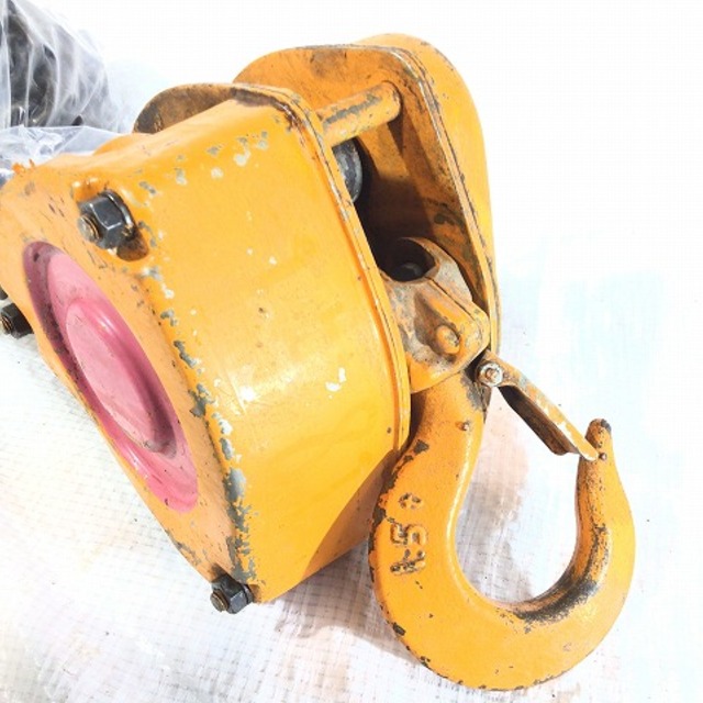☆中古品☆KITO キトー 1 1/2t / 1 1/2トン / 1 1/2ton チェーンブロック マイティ M3形 チェンブロック 荷揚げ機 吊り具 1.5ton 59564