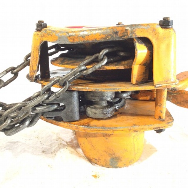 ☆中古品☆KITO キトー 1 1/2t / 1 1/2トン / 1 1/2ton チェーンブロック マイティ M3形 チェンブロック 荷揚げ機 吊り具 1.5ton 59564