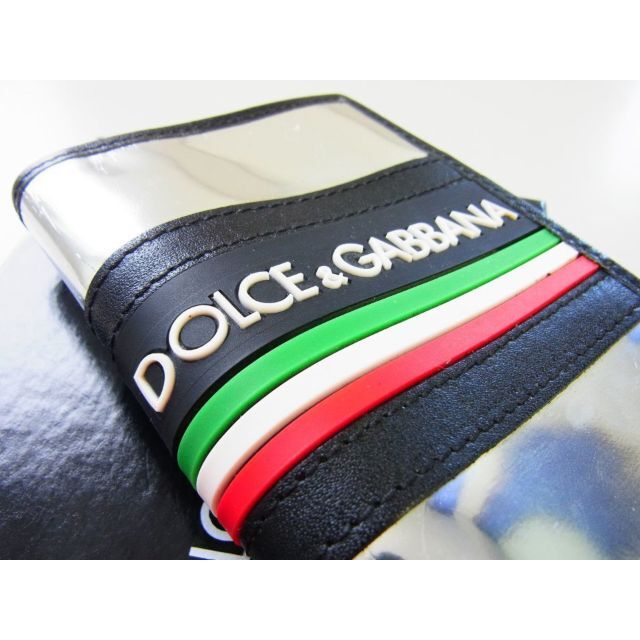 DOLCE&GABBANA(ドルチェアンドガッバーナ)のDOLCE&GABBANAドルガバ ドキュメントトリコカードケースミラーシルバー メンズのファッション小物(名刺入れ/定期入れ)の商品写真