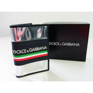 ドルチェアンドガッバーナ(DOLCE&GABBANA)のDOLCE&GABBANAドルガバ ドキュメントトリコカードケースミラーシルバー(名刺入れ/定期入れ)