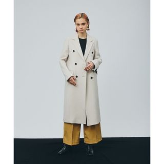 UNITED TOKYO レイルボクシーブレストコート（IVORY）(ロングコート)