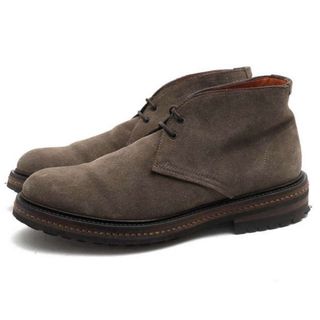 サントーニ(Santoni)のサントーニ／Santoni チャッカブーツ シューズ 靴 メンズ 男性 男性用スエード スウェード レザー 革 本革 グレー 灰色  12528 55 F ストームウェルト(ブーツ)