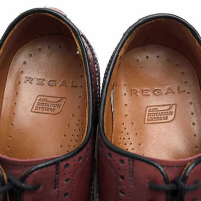 リーガル／REGAL シューズ ビジネスシューズ 靴 ビジネス メンズ 男性 男性用レザー 革 本革 レッド ブラウン 赤 茶  04KR メダリオン キャップトゥ グッドイヤーウェルト製法 5