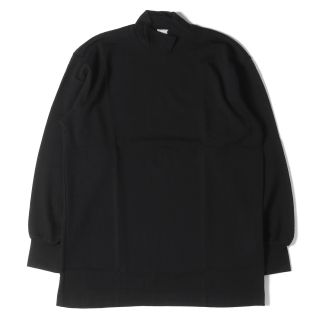 コムデギャルソン(COMME des GARCONS)のCOMME des GARCONS コムデギャルソン ウール ナイロン モックネック ニット リブ付き ニットソー プルオーバー セーター ハイネック HOMME AD1993 田中オム アーカイブ 90s ブラック 黒 トップス 長袖【メンズ】【中古】(ニット/セーター)