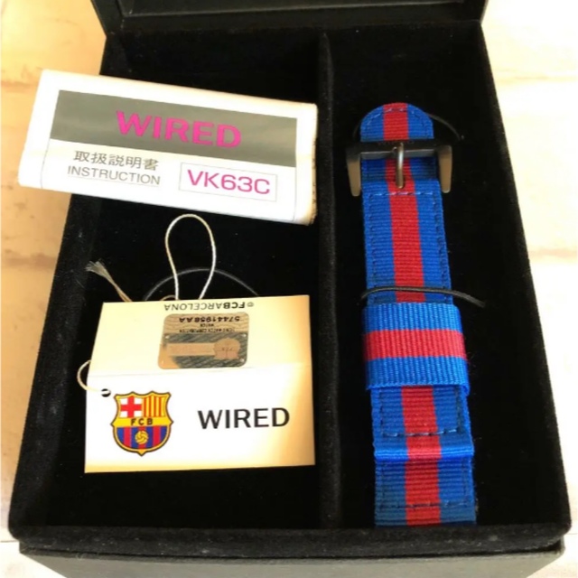 WIRED(ワイアード)のWIRED ワイアード メンズウォッチベルト ブルー系 VK63C 取説付き メンズの時計(その他)の商品写真