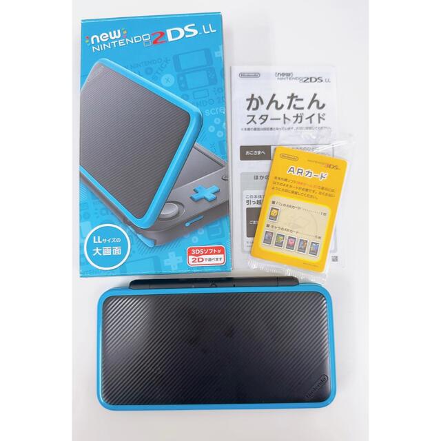 ★①ジャンク ニンテンドー NEW 2DS LL ブラックターコイズエンタメホビー