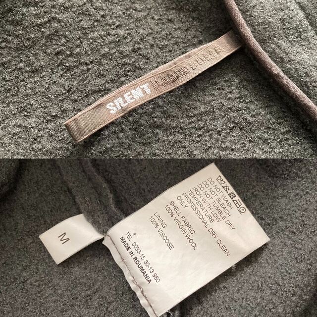 SILENT by DAMIR DOMA 縮絨 ガウンコート カーキグレーM | www.jarussi