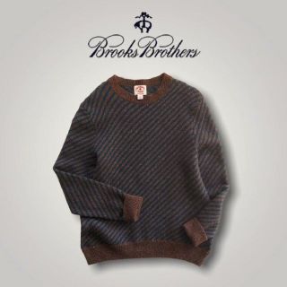 ブルックスブラザース(Brooks Brothers)の[良品] ブルックスブラザーズ ボーダーニット アルパカ シルク混(ニット/セーター)