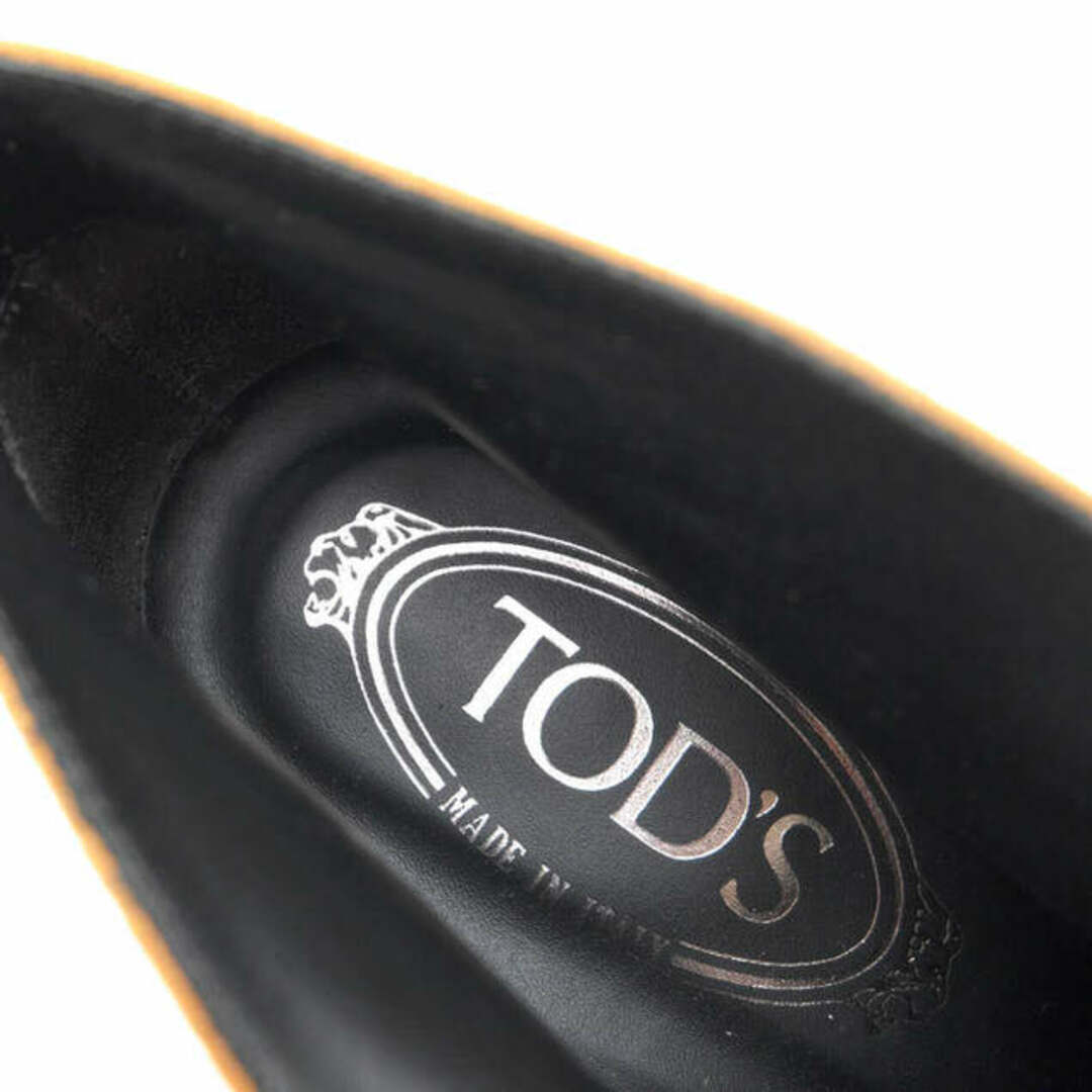トッズ／TOD'S ブーティ ショートブーツ シューズ 靴 レディース 女性 女性用スエード スウェード レザー 革 本革 ブラウン 茶  チャッカブーツ型 ハイヒール