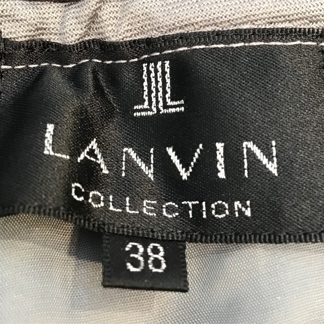 LANVIN COLLECTION(ランバンコレクション)の💗　LANVIN  ランバンコレクション　パンツ　グレー　38 レディースのパンツ(カジュアルパンツ)の商品写真