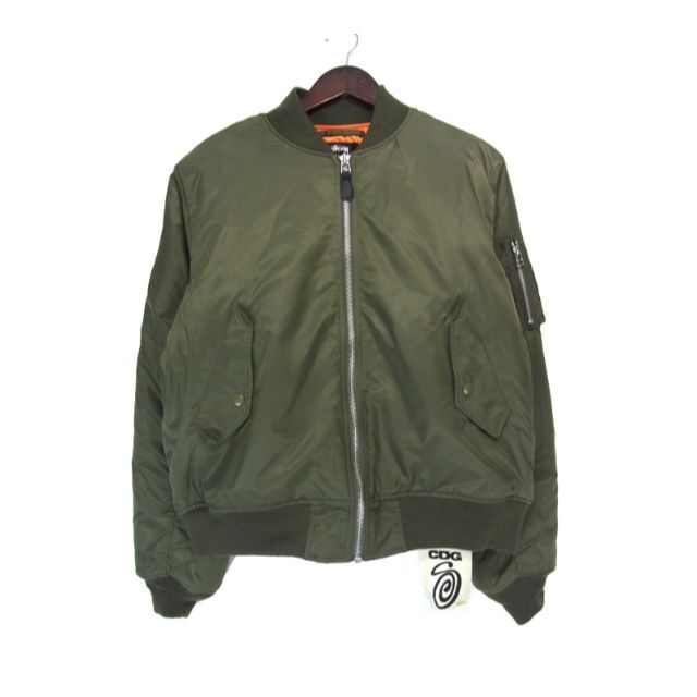 ステューシー×コムデギャルソン□20SS 40周年 MA-1ジャケット 人気定番