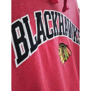 《90s》レア NHL シカゴブラックホークス 刺繍ロゴ スウェット　2857