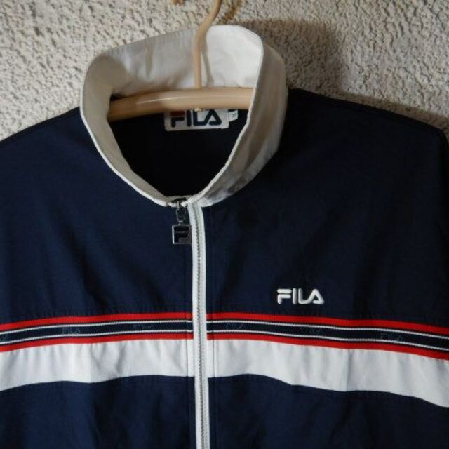 FILA(フィラ)の8304　FILA　フィラ　ジップ　ポリエステル　ジャケット　ビンテージ メンズのジャケット/アウター(その他)の商品写真