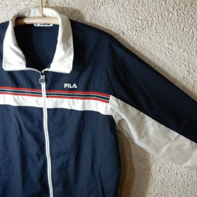 FILA(フィラ)の8304　FILA　フィラ　ジップ　ポリエステル　ジャケット　ビンテージ メンズのジャケット/アウター(その他)の商品写真