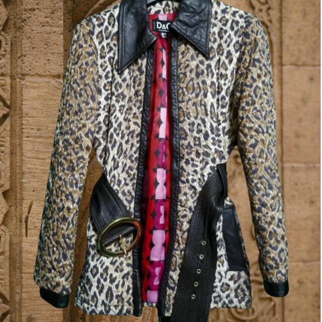 Du0026G DOLCEu0026GABBANA コート ヒョウ柄 レオパード アニマル柄