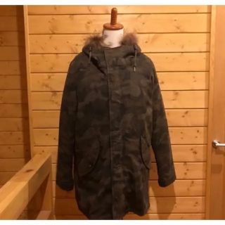 BACK NUMBER - メンズ men's BACK NUMBER Right-on 迷彩柄モッズコート