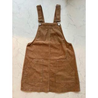 ベルシュカ(Bershka)のbershka ジャンパースカート　コーデュロイ　サロペット(サロペット/オーバーオール)