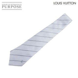 ルイヴィトン(LOUIS VUITTON)の未使用 展示品 ルイ ヴィトン LOUIS VUITTON クラヴァット エク 8CM ネクタイ シルク 100％ ブルーシエル M78756 Ecu Tie(ネクタイ)