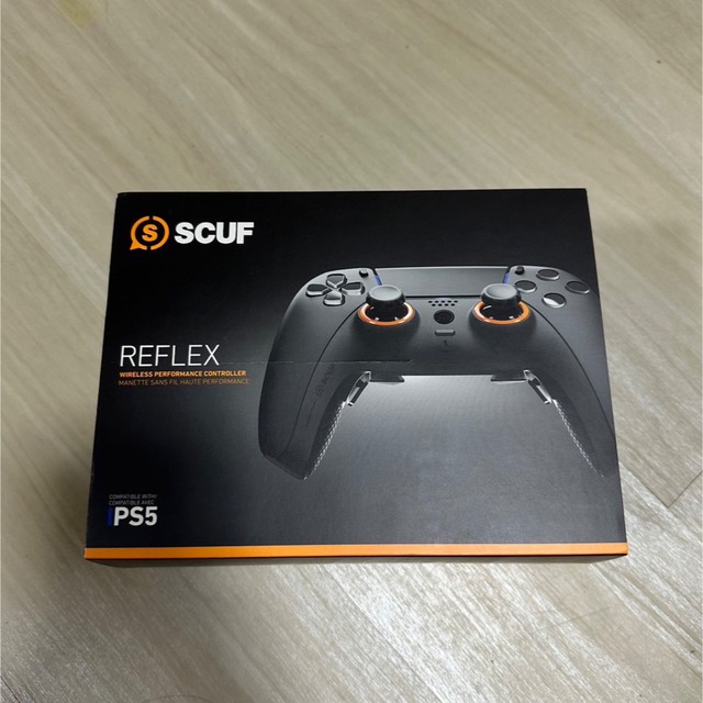 PlayStation(プレイステーション)のPS5 scuf reflex Pro スカフ コントローラー 黒 エンタメ/ホビーのゲームソフト/ゲーム機本体(家庭用ゲーム機本体)の商品写真