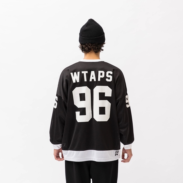 WTAPS NETMINDER LS POLY. LLW BLACK 02 - Tシャツ/カットソー(七分/長袖)