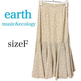 アースミュージックアンドエコロジー(earth music & ecology)のearth music&ecology ‪‪ロングスカート スカート 花柄(ロングスカート)