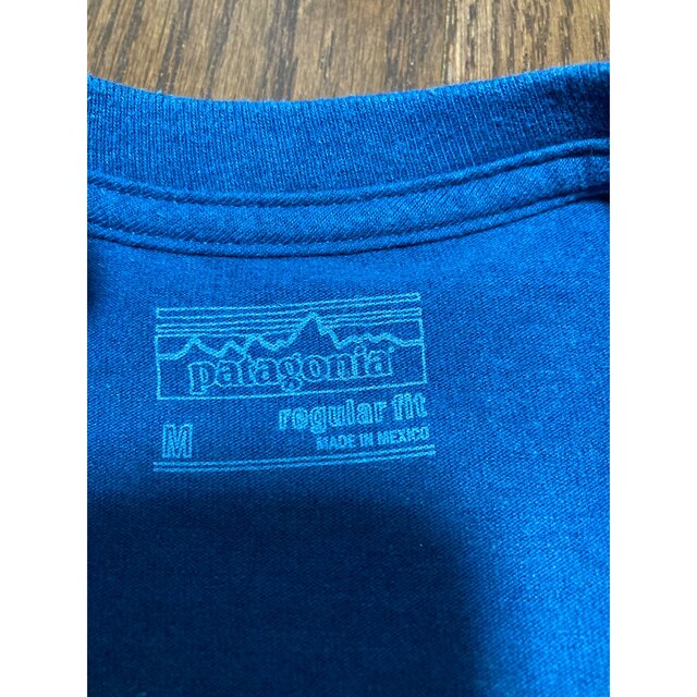 patagonia(パタゴニア)のパタゴニア  Tシャツ　青 メンズのトップス(Tシャツ/カットソー(半袖/袖なし))の商品写真