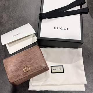 グッチ(Gucci)のGUCCI GGマーモント 三つ折り財布(財布)